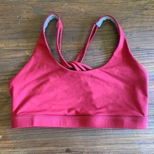 Vitality 2.0 sports bra in wine originally $48